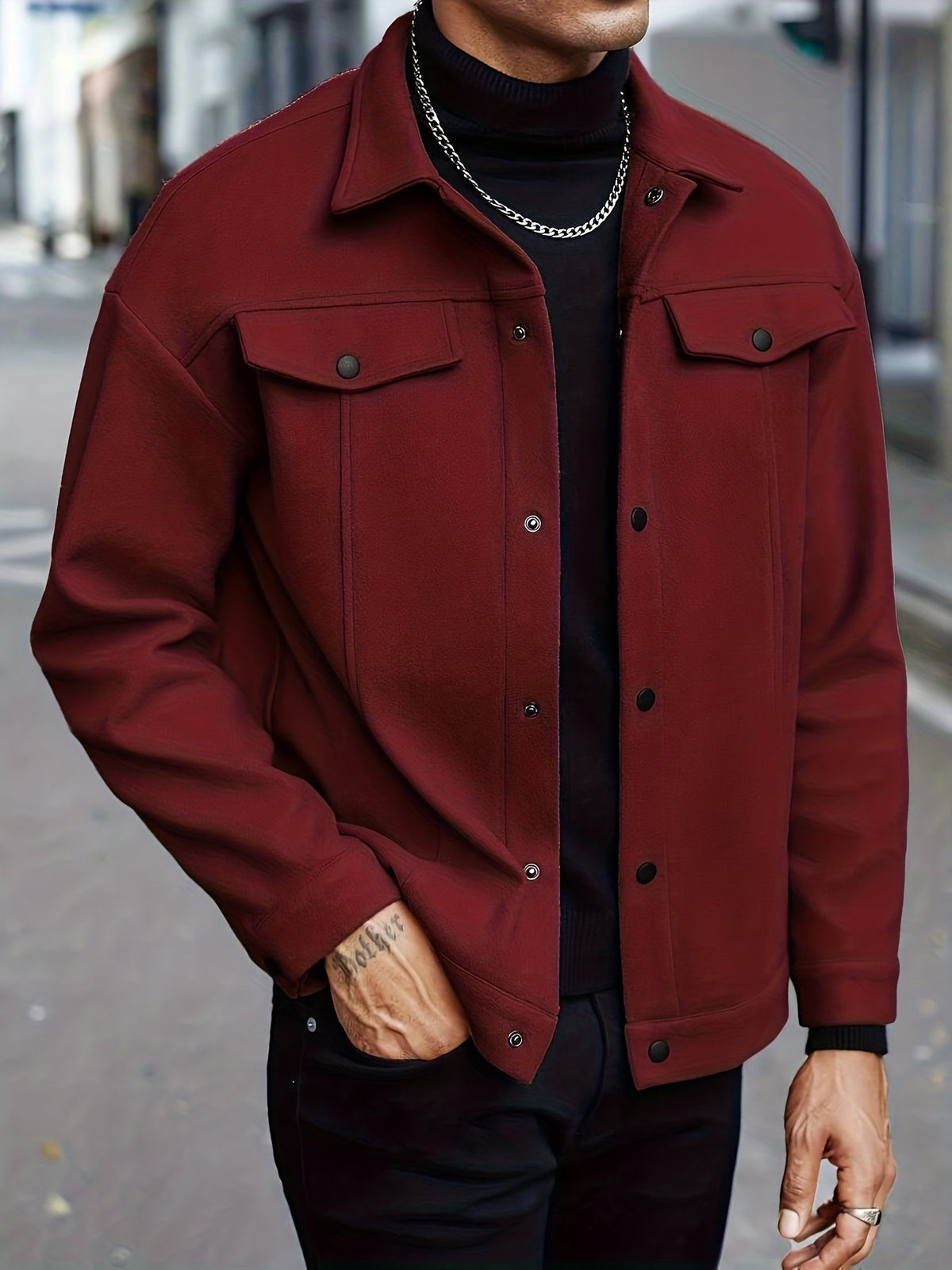 MEN'S LAPEL JACKET