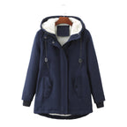 Cozy Hooded Weatherproof Coat | Warm Fleece-Lined Winter Jacket for Women