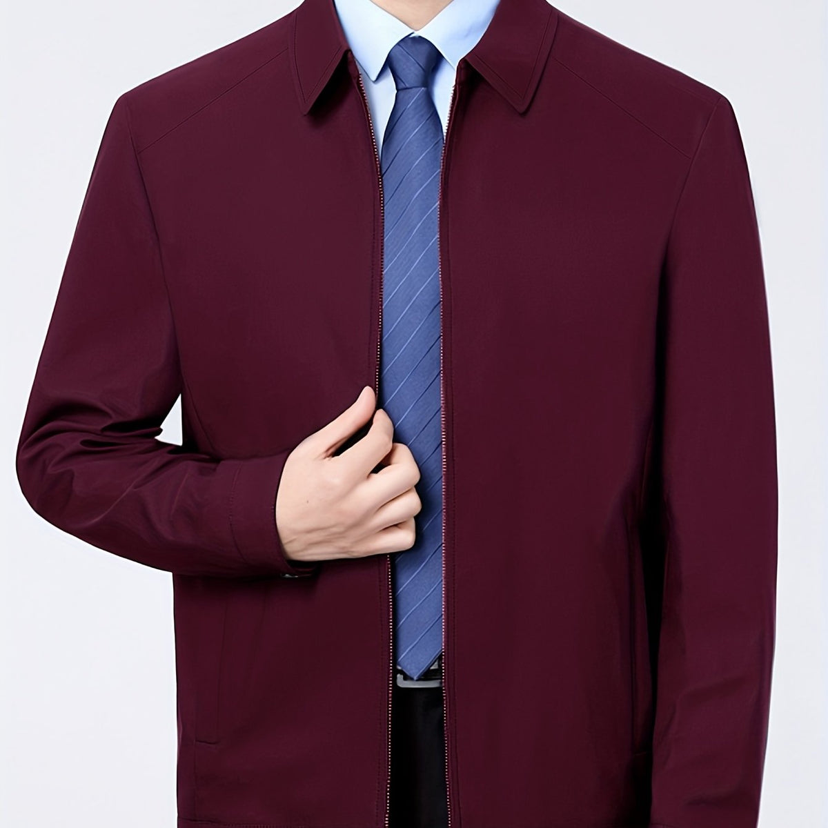 MEN'S ZIP-UP WORK JACKET