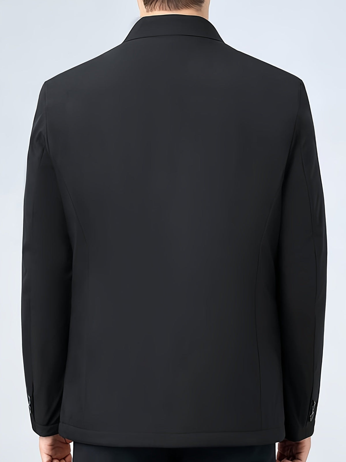 MEN'S LAPEL COLLAR ZIP JACKET