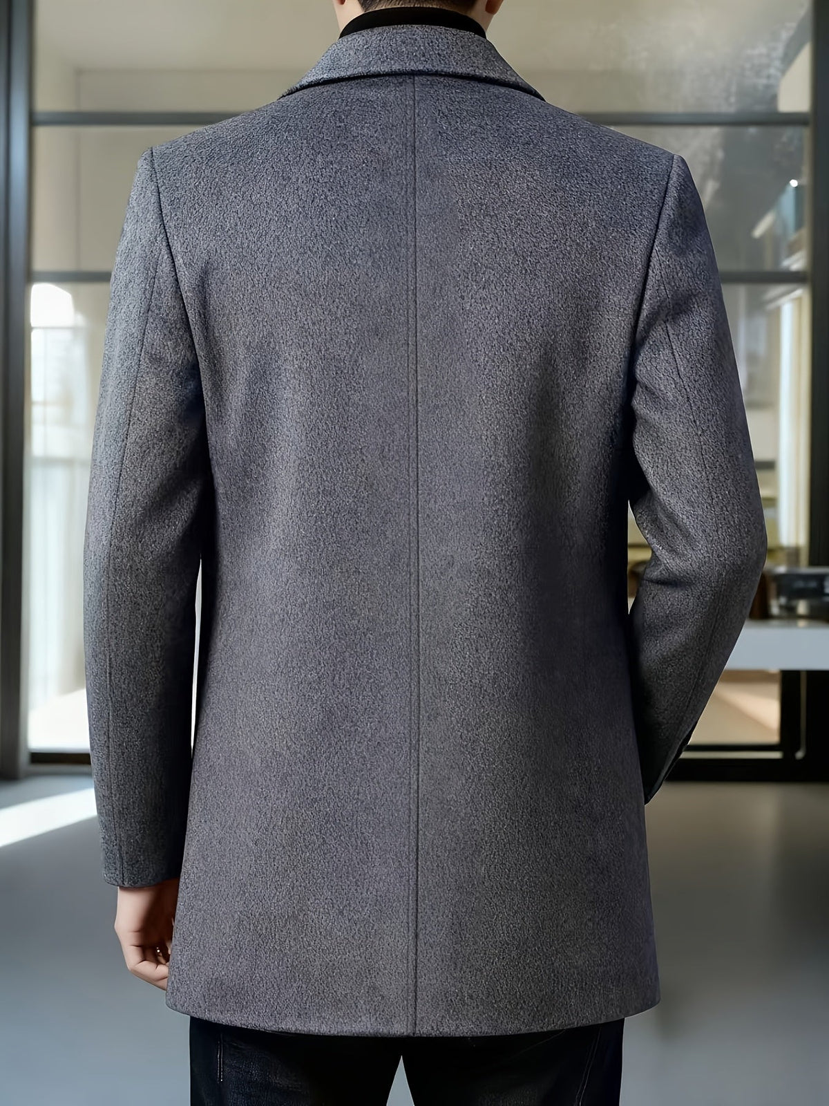 MEN'S FLEECE LAPEL JACKET