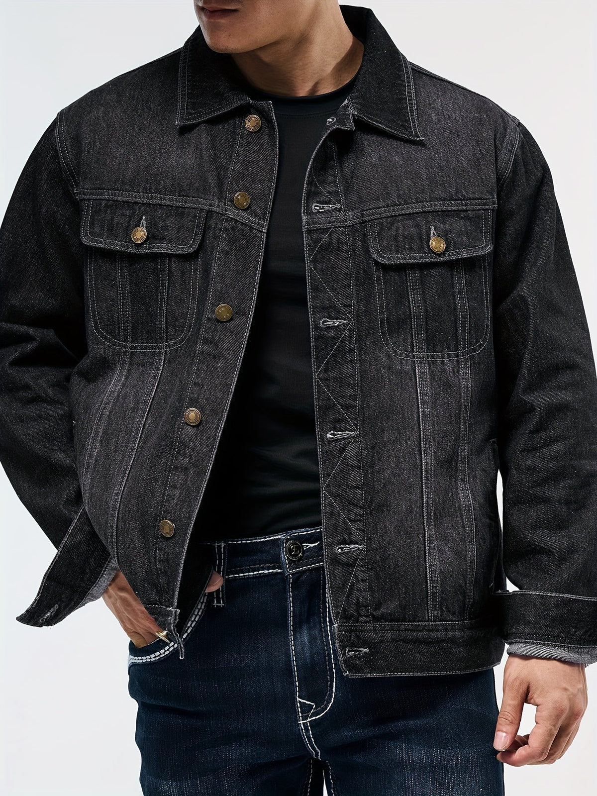 MEN'S DENIM WORK JACKET
