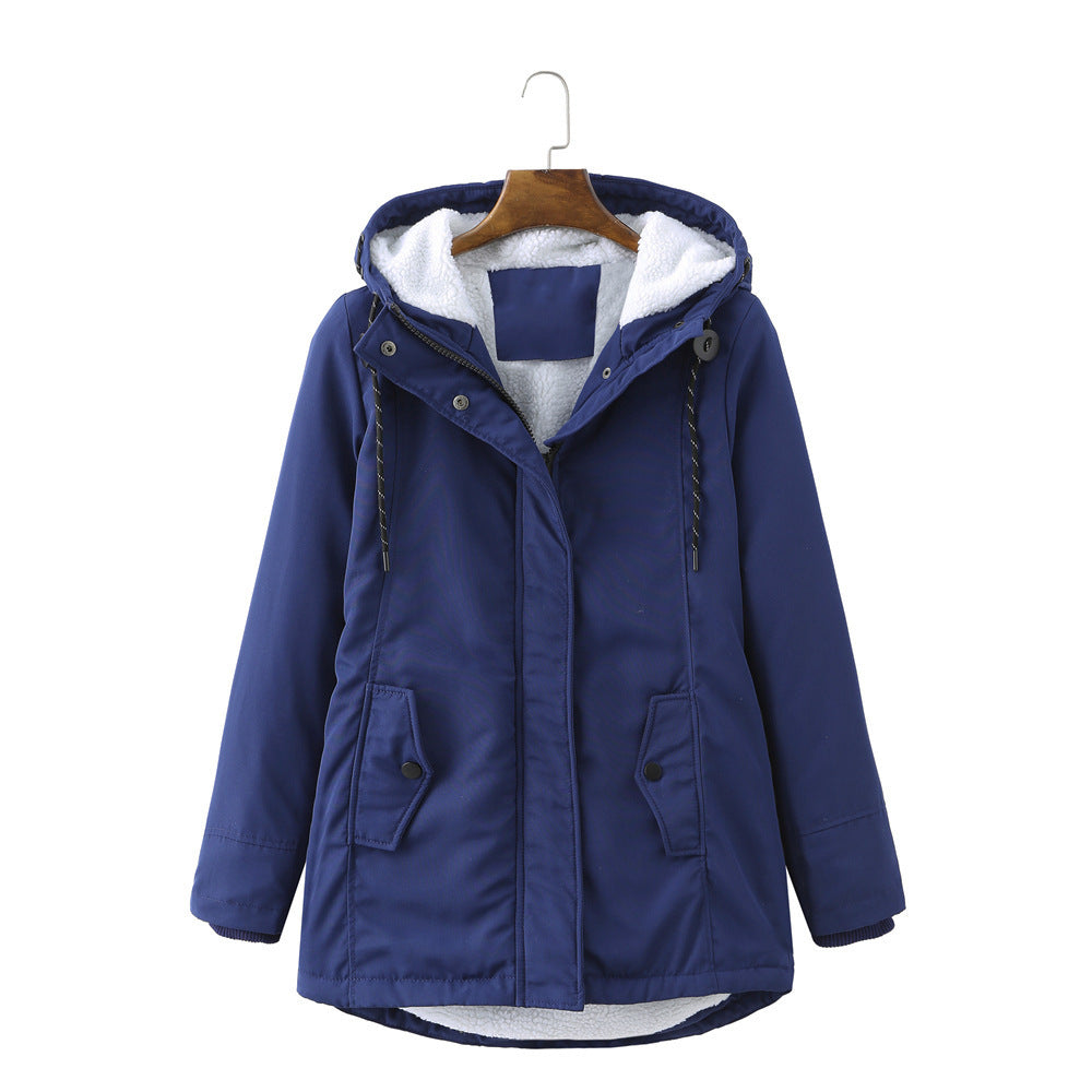 Cozy Hooded Weatherproof Coat | Warm Fleece-Lined Winter Jacket for Women