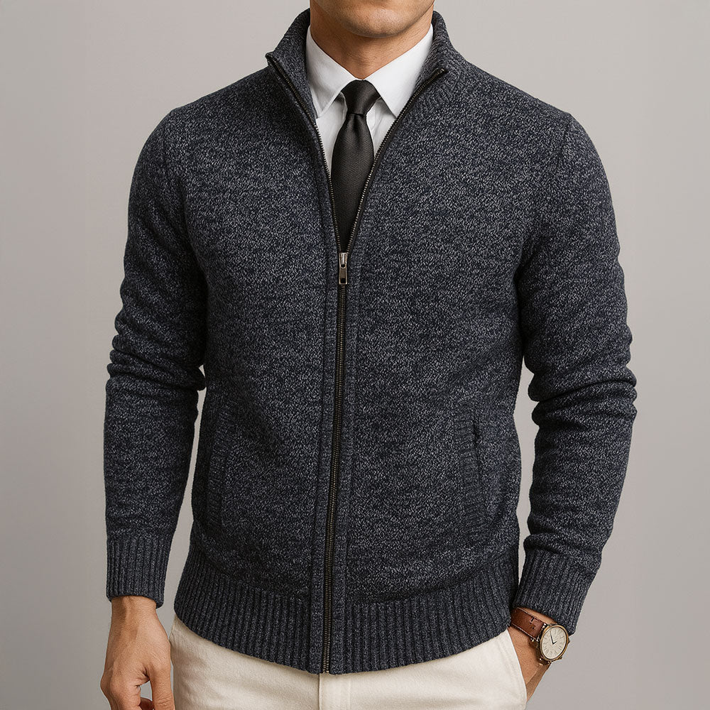 TAILORED WOOL CARDIGAN