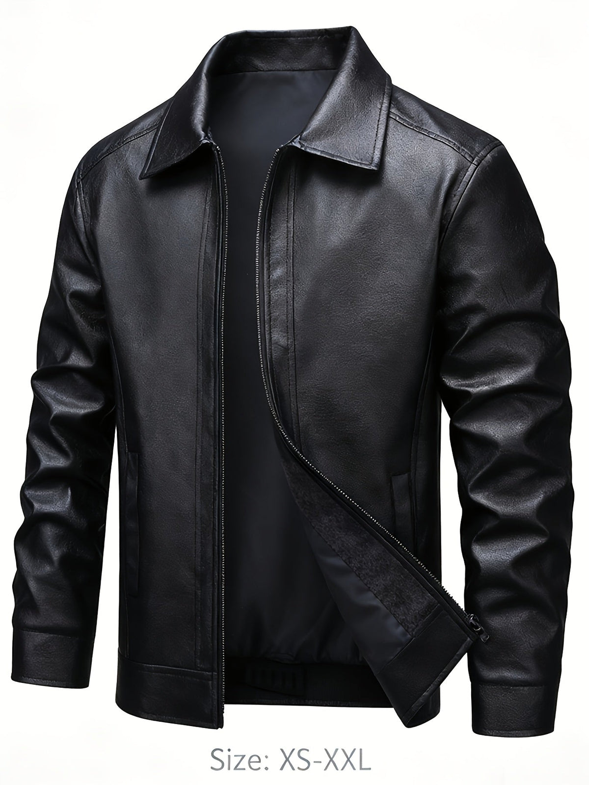 MEN'S CLASSIC LEATHER JACKET