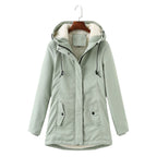 Cozy Hooded Weatherproof Coat | Warm Fleece-Lined Winter Jacket for Women