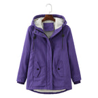 Cozy Hooded Weatherproof Coat | Warm Fleece-Lined Winter Jacket for Women