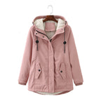 Cozy Hooded Weatherproof Coat | Warm Fleece-Lined Winter Jacket for Women