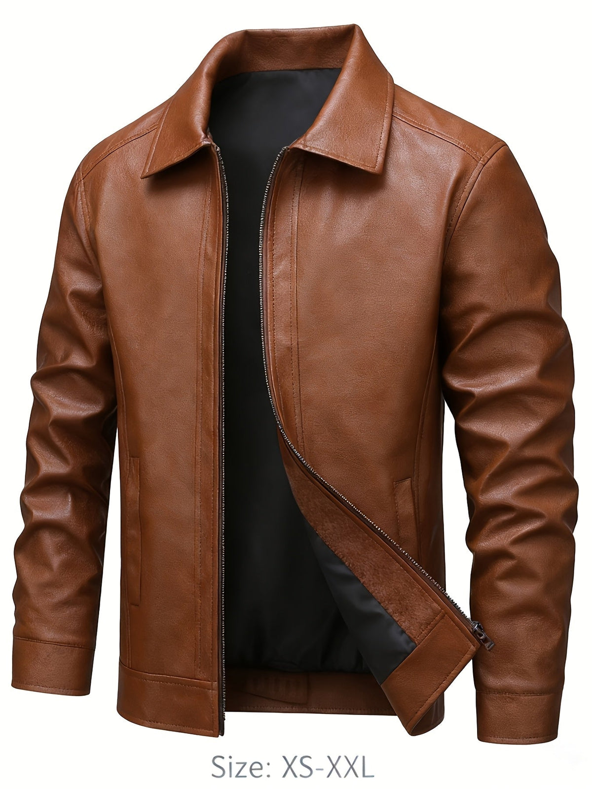 MEN'S CLASSIC LEATHER JACKET