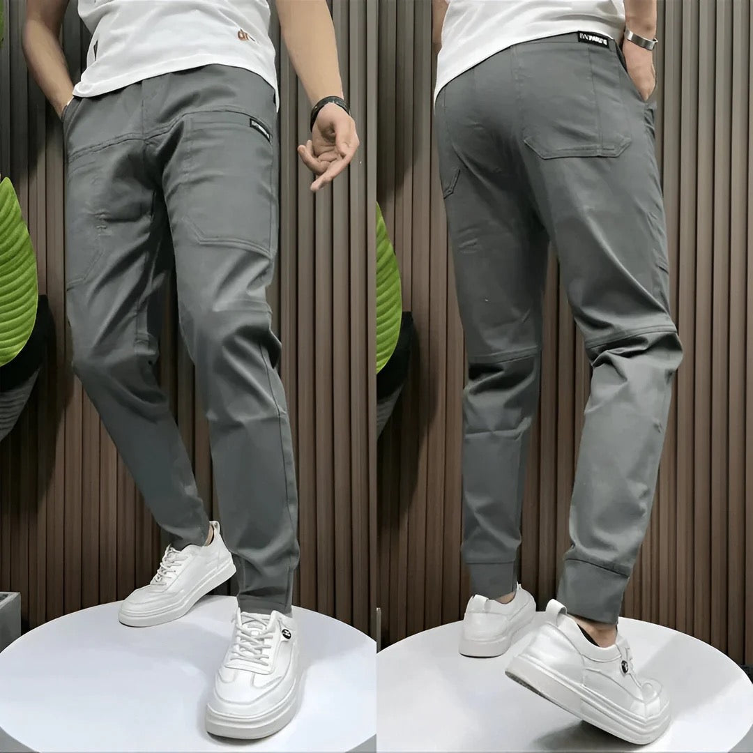 PREMIUM MEN'S ELASTIC CARGO TROUSERS