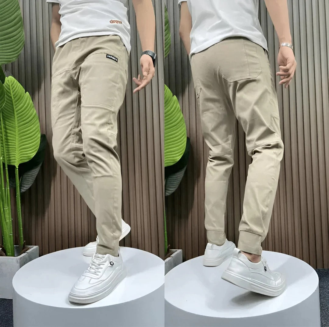 PREMIUM MEN'S ELASTIC CARGO TROUSERS