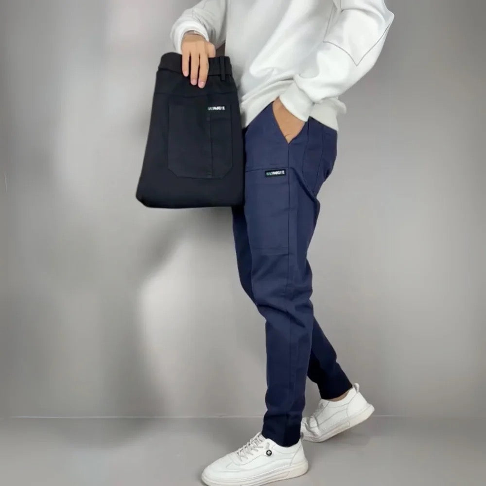 PREMIUM MEN'S ELASTIC CARGO TROUSERS