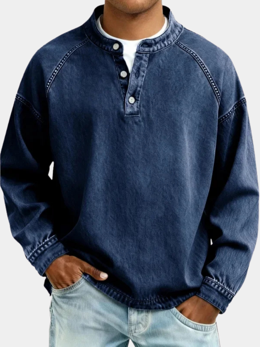 VINTAGE BUTTON-UP SHIRT FOR MEN