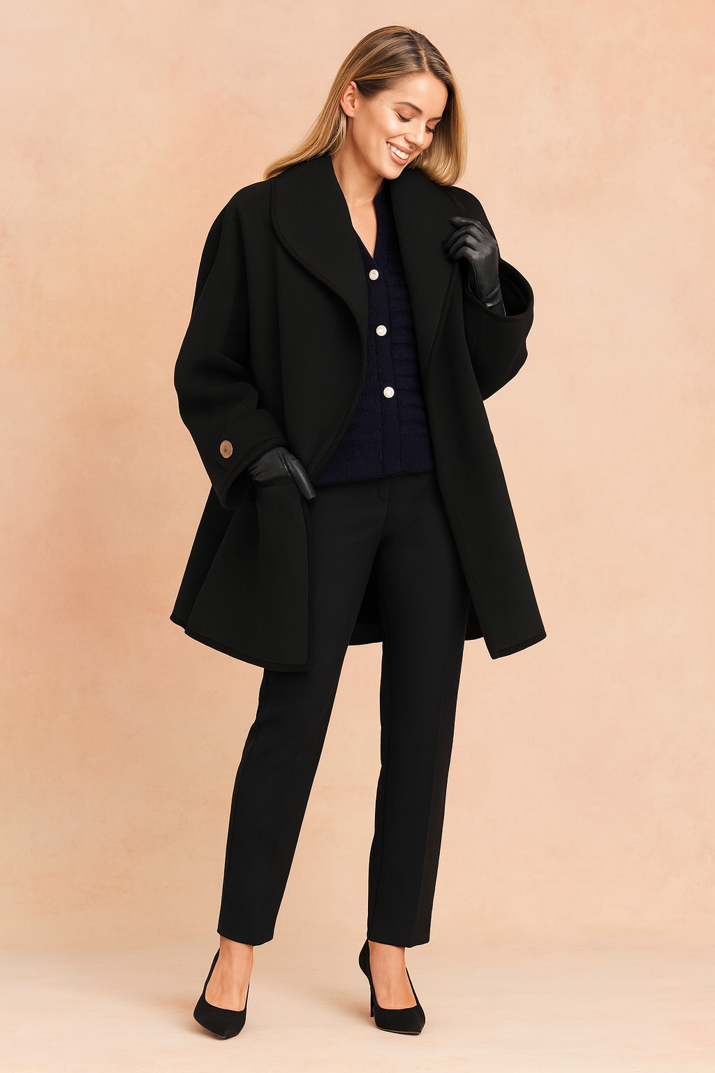 Women's Mid-Length Quilted Padded Jacket