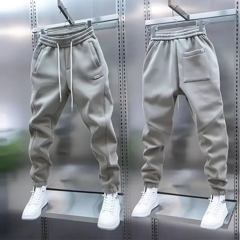 BAGGY LOUNGE TROUSERS WITH ELASTIC WAIST