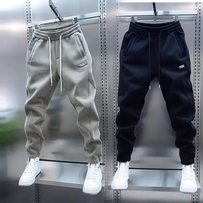 BAGGY LOUNGE TROUSERS WITH ELASTIC WAIST