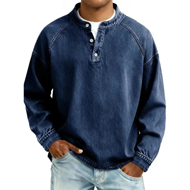 VINTAGE BUTTON-UP SHIRT FOR MEN