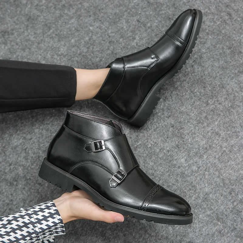 DOUBLE BUCKLE BOOTS