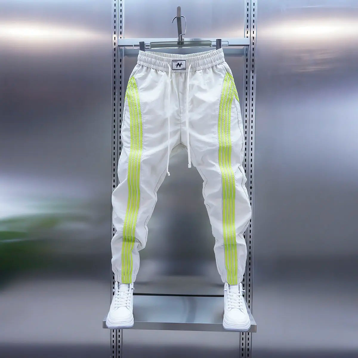 CASUAL STRIPED YOGA SPORT TROUSERS