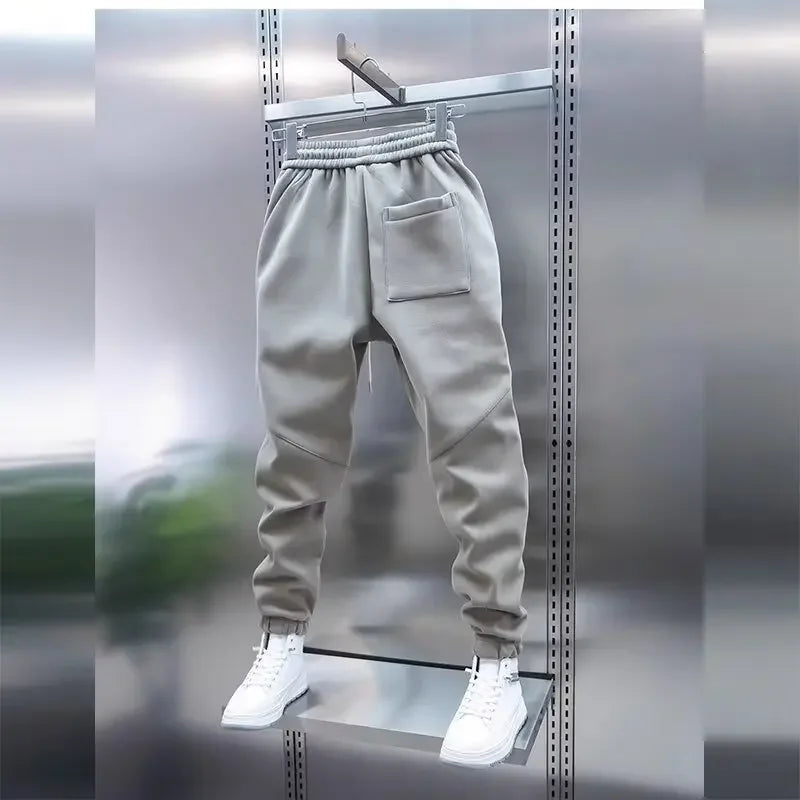 BAGGY LOUNGE TROUSERS WITH ELASTIC WAIST