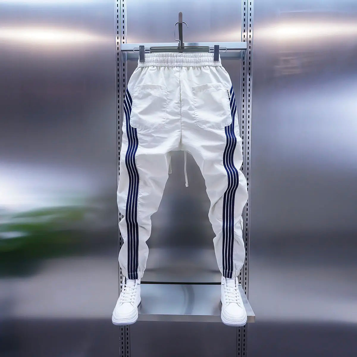 CASUAL STRIPED YOGA SPORT TROUSERS