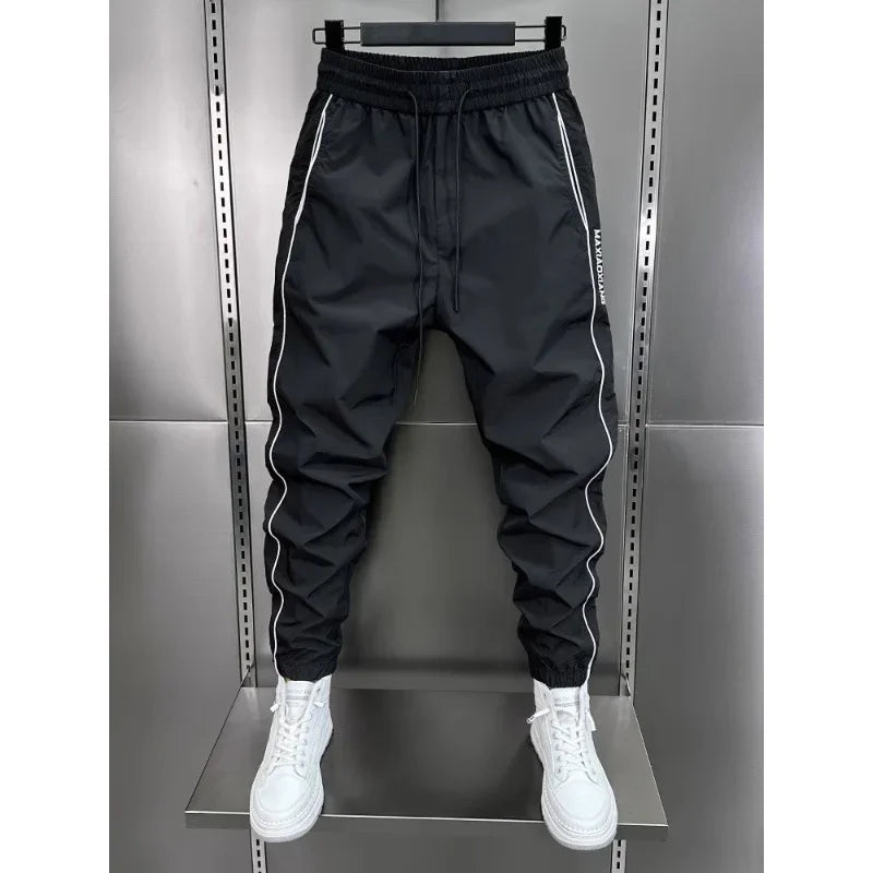 SLIM-FIT CASUAL TROUSERS