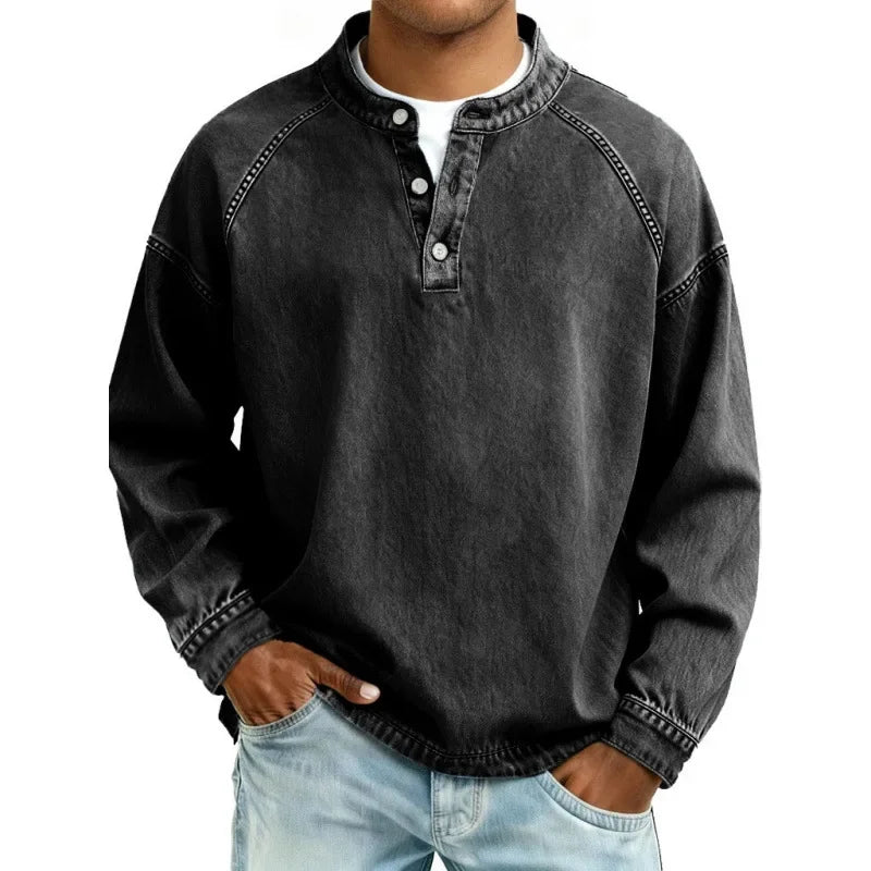 VINTAGE BUTTON-UP SHIRT FOR MEN