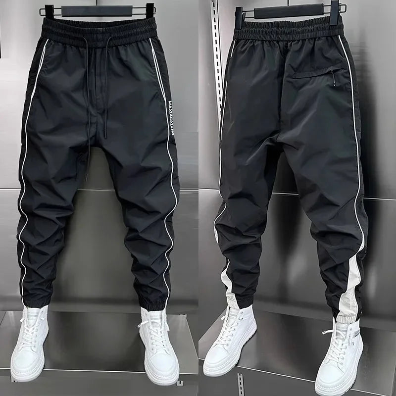 SLIM-FIT CASUAL TROUSERS