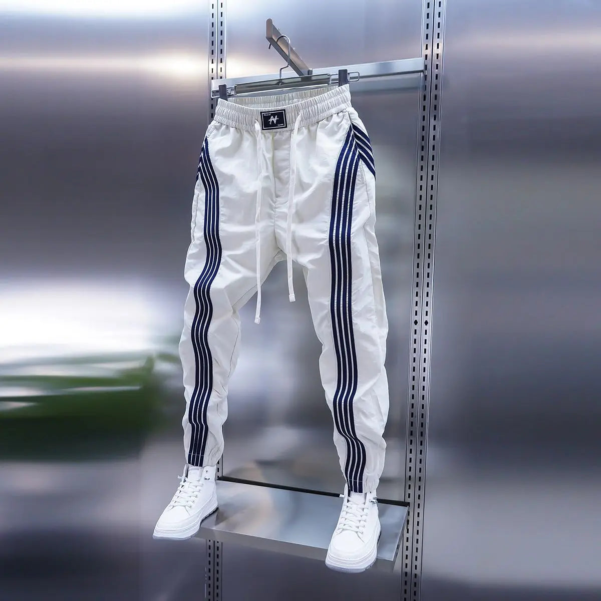 CASUAL STRIPED YOGA SPORT TROUSERS