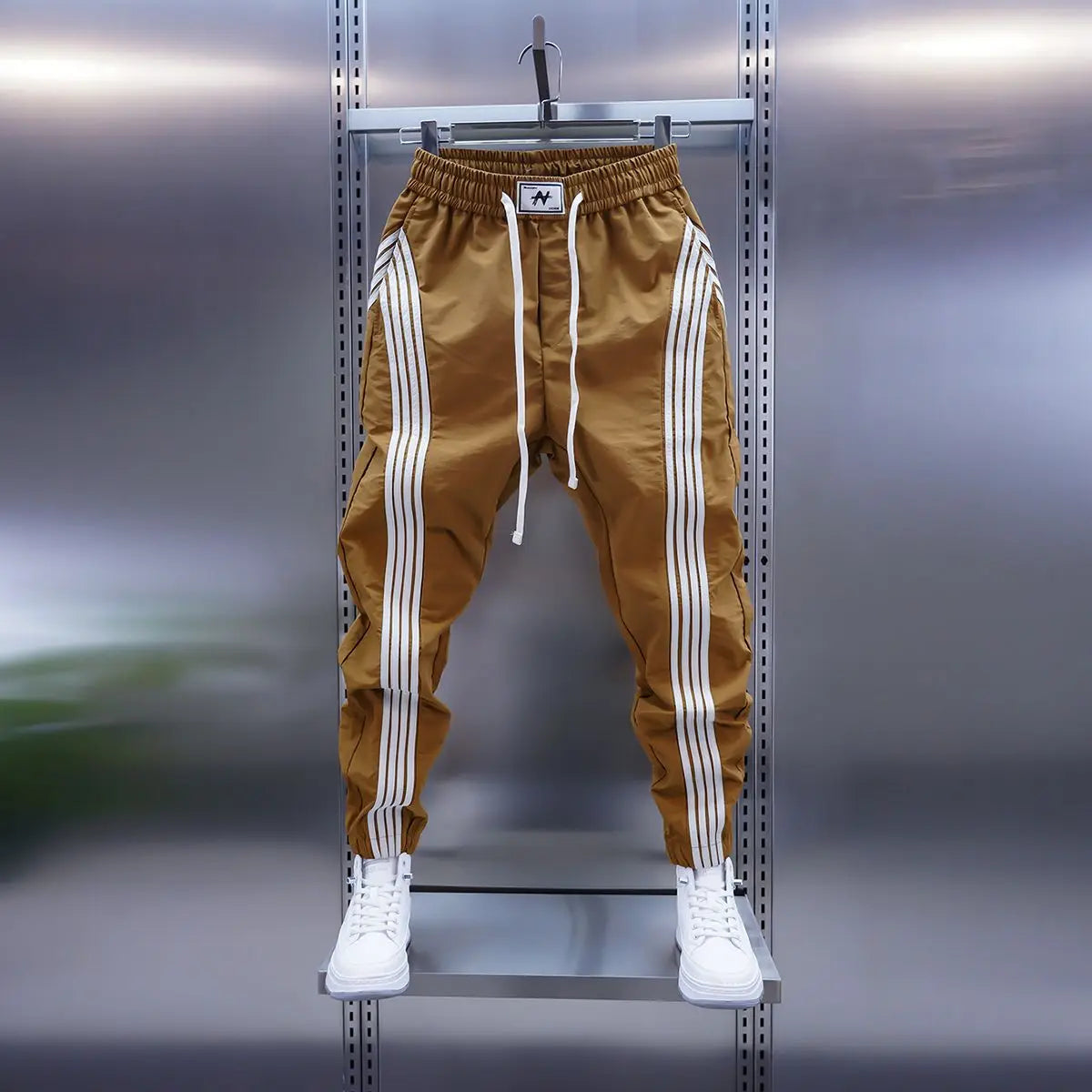 CASUAL STRIPED YOGA SPORT TROUSERS