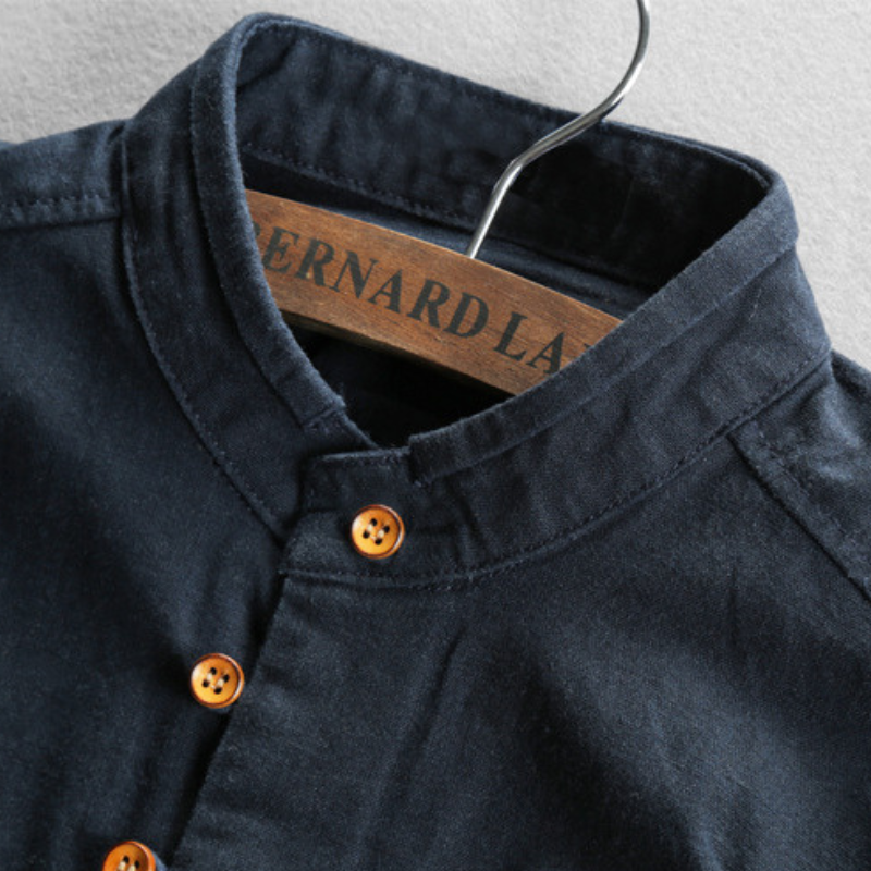 MANDARIN COLLAR SHIRT FOR MEN