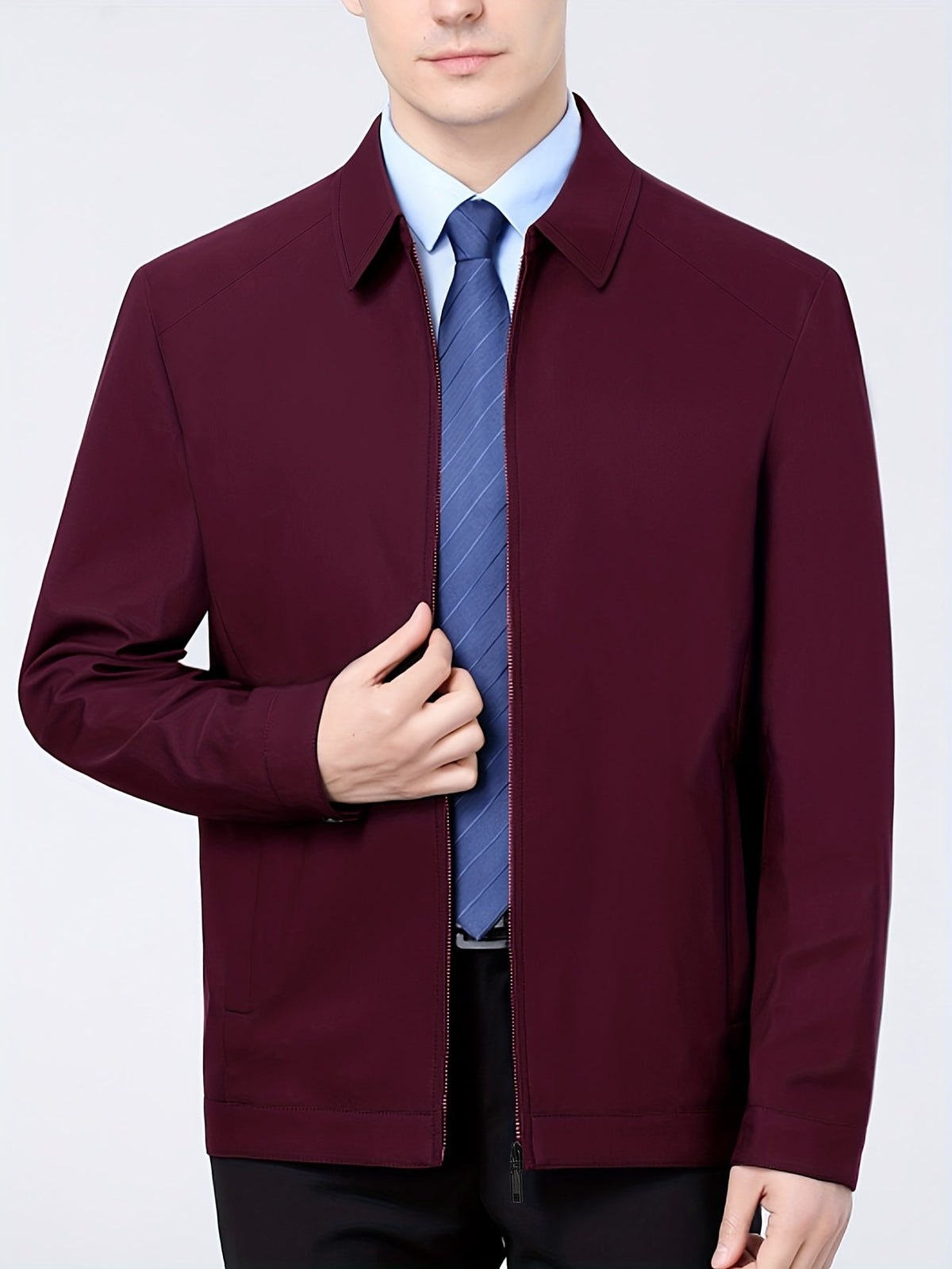 MEN'S ZIP-UP WORK JACKET