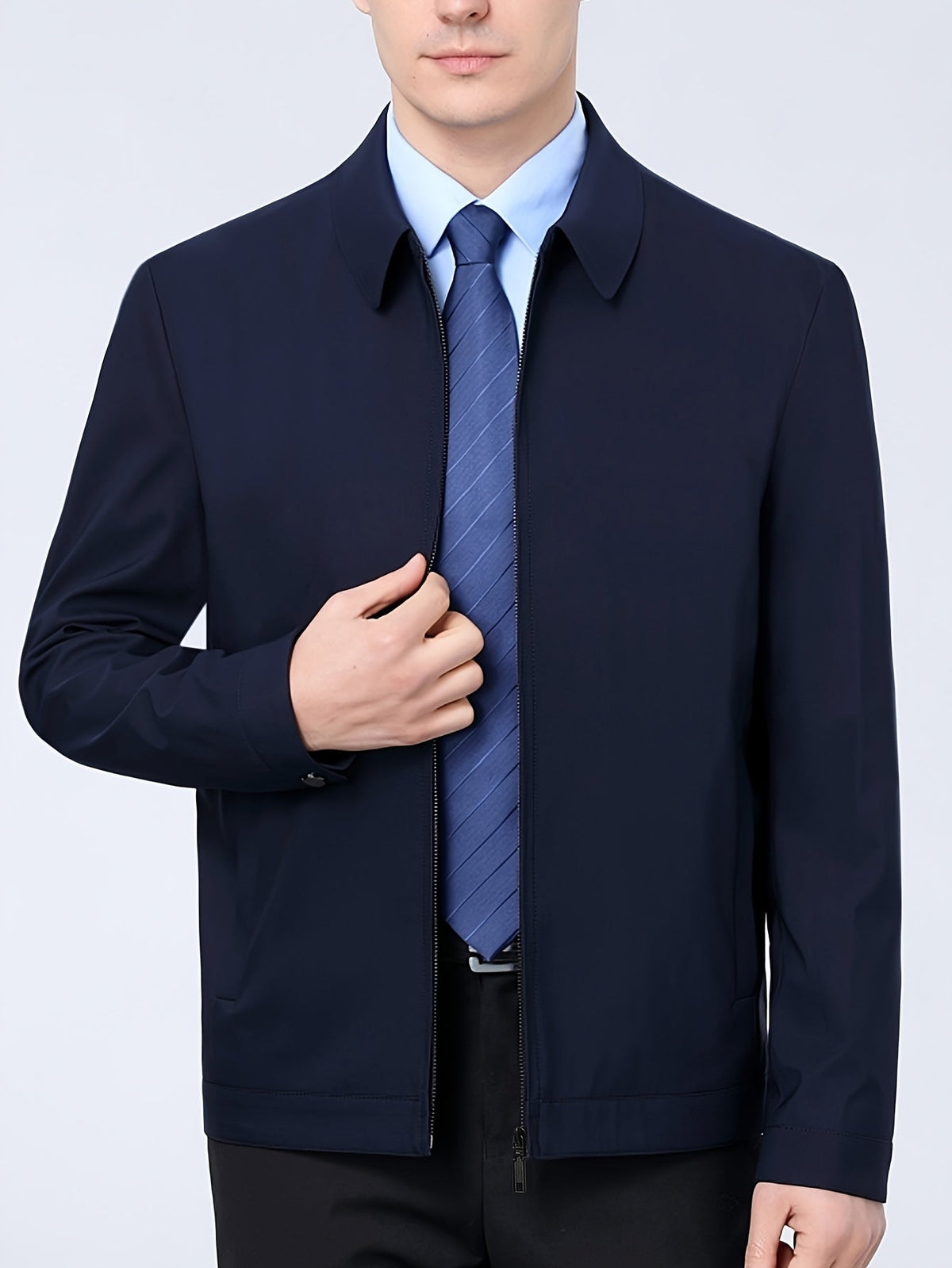 MEN'S ZIP-UP WORK JACKET