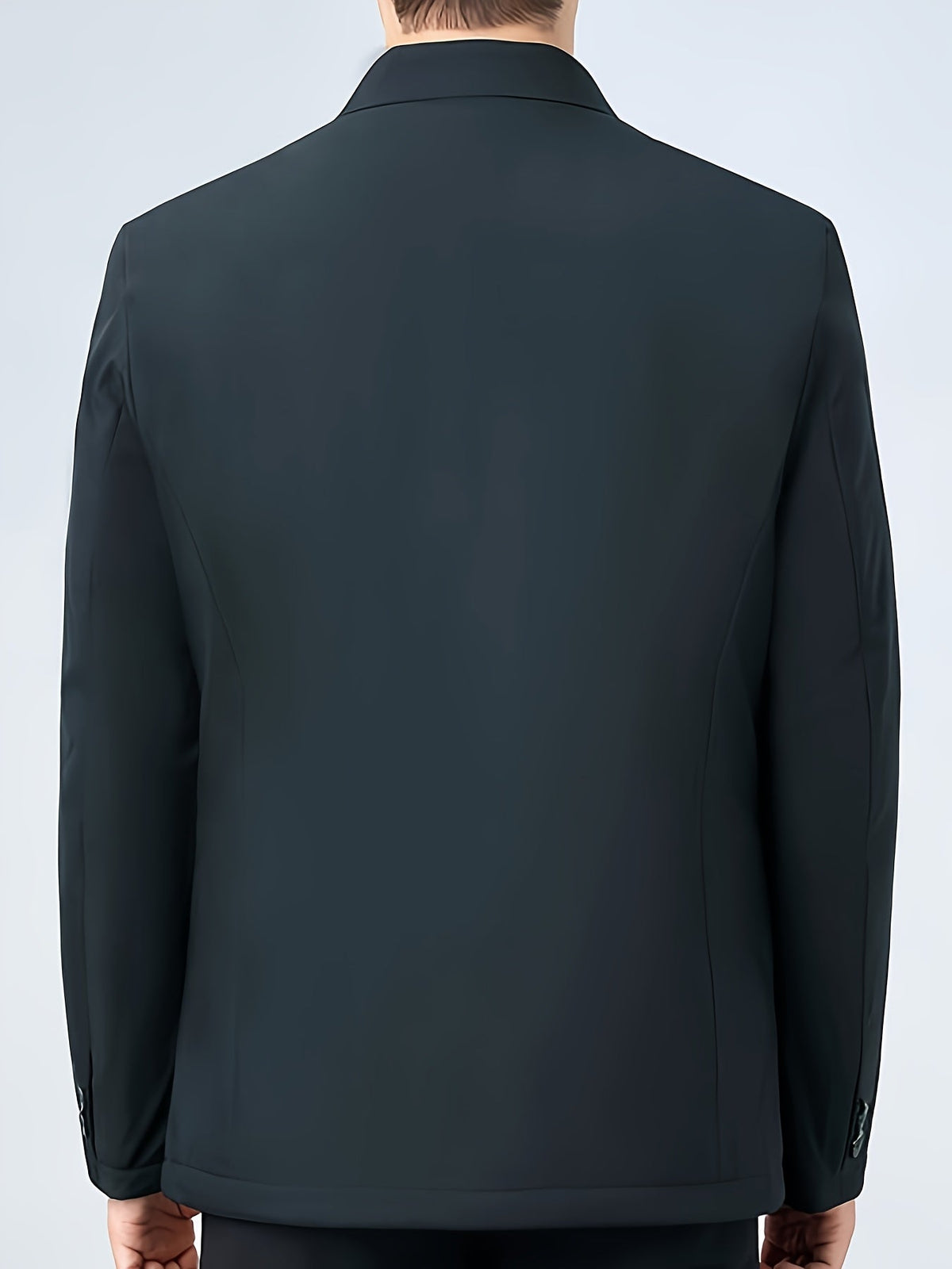 MEN'S LAPEL COLLAR ZIP JACKET