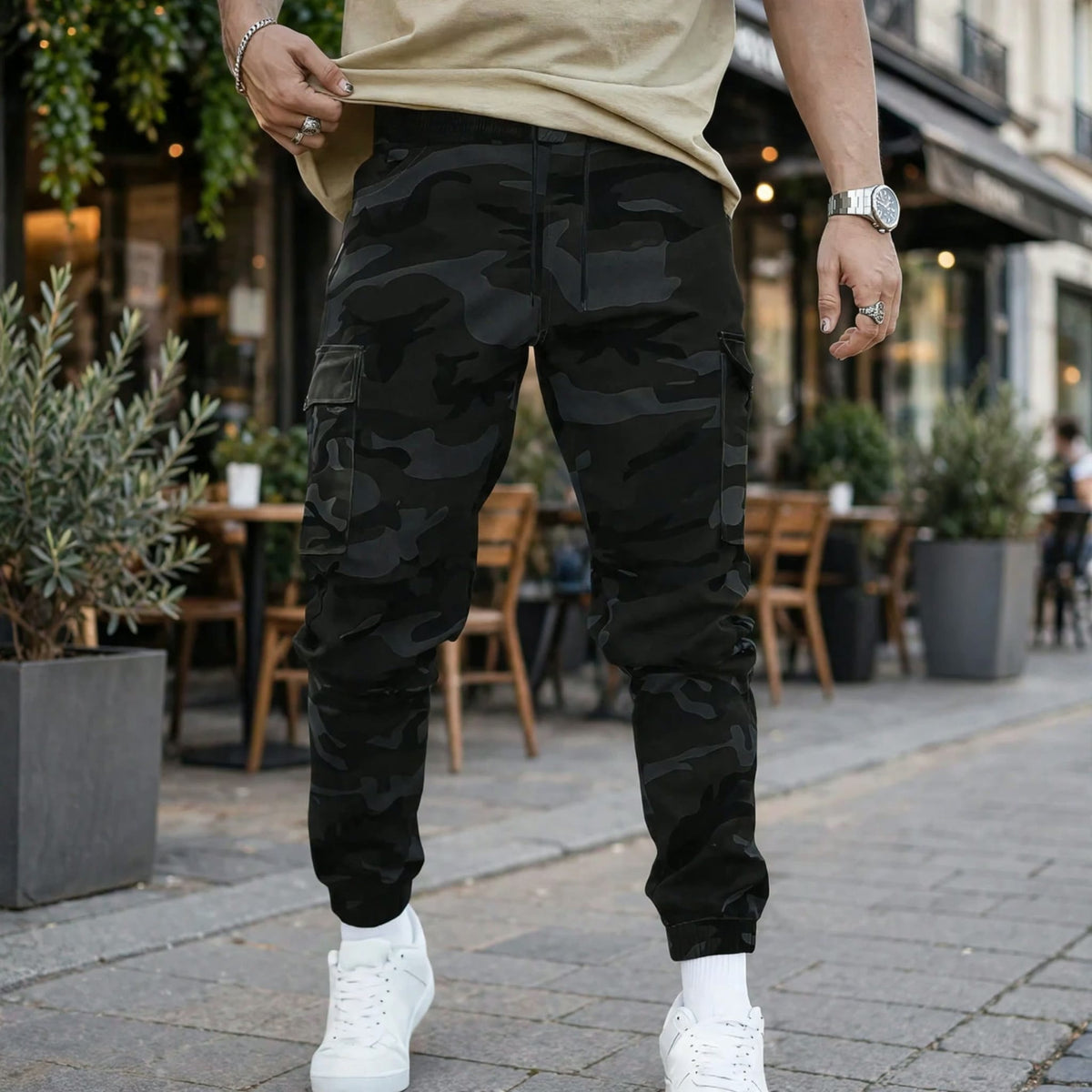 Rugged Camo Work Pants