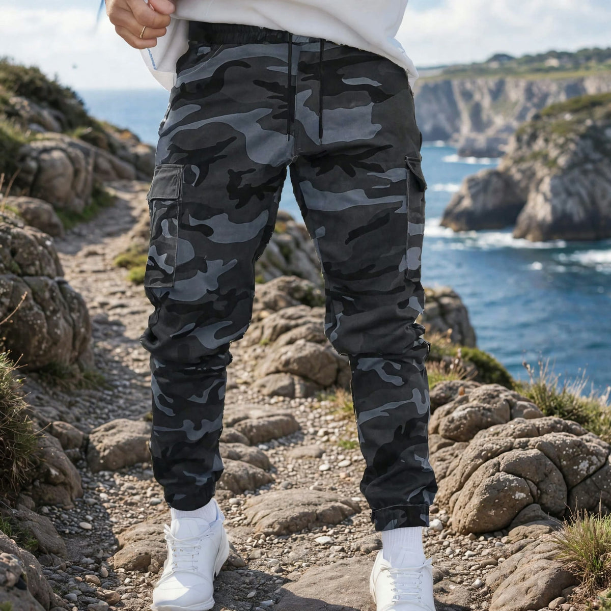 Rugged Camo Work Pants