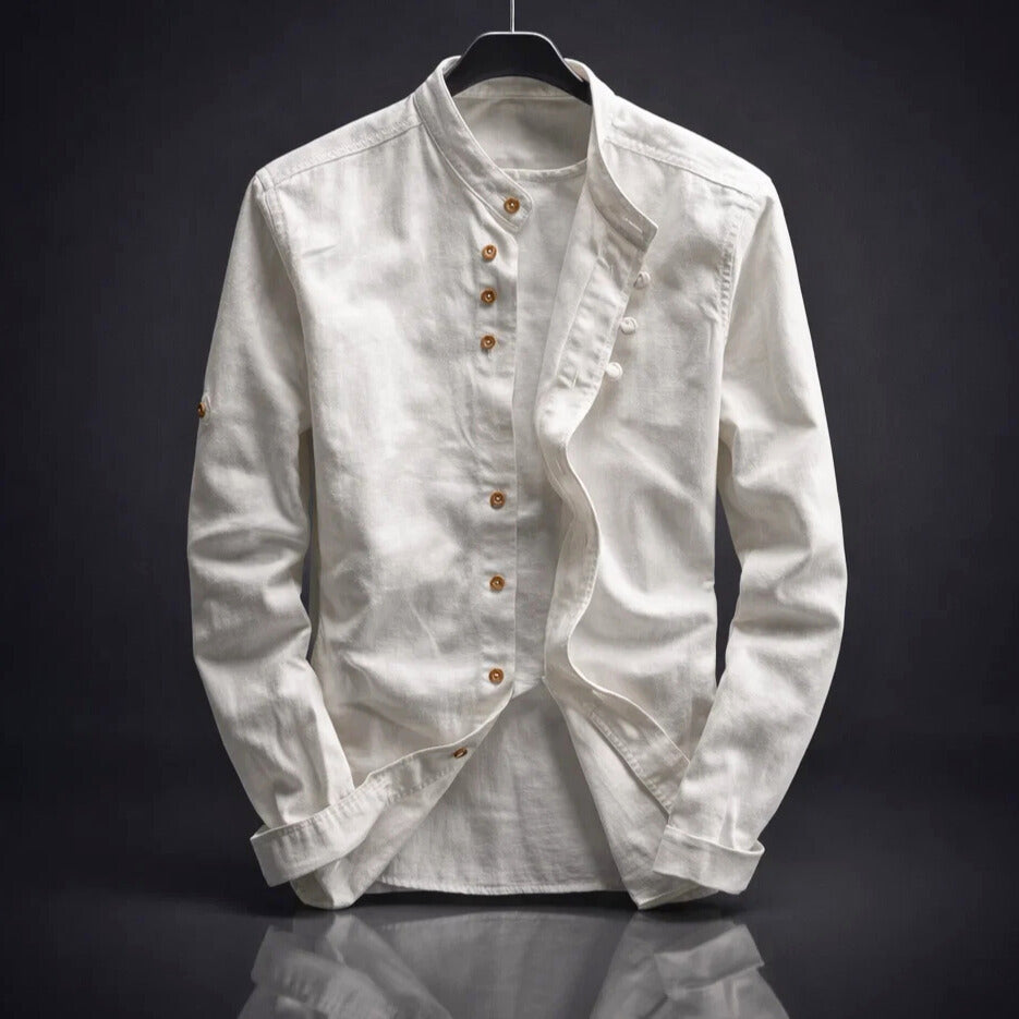 MANDARIN COLLAR SHIRT FOR MEN