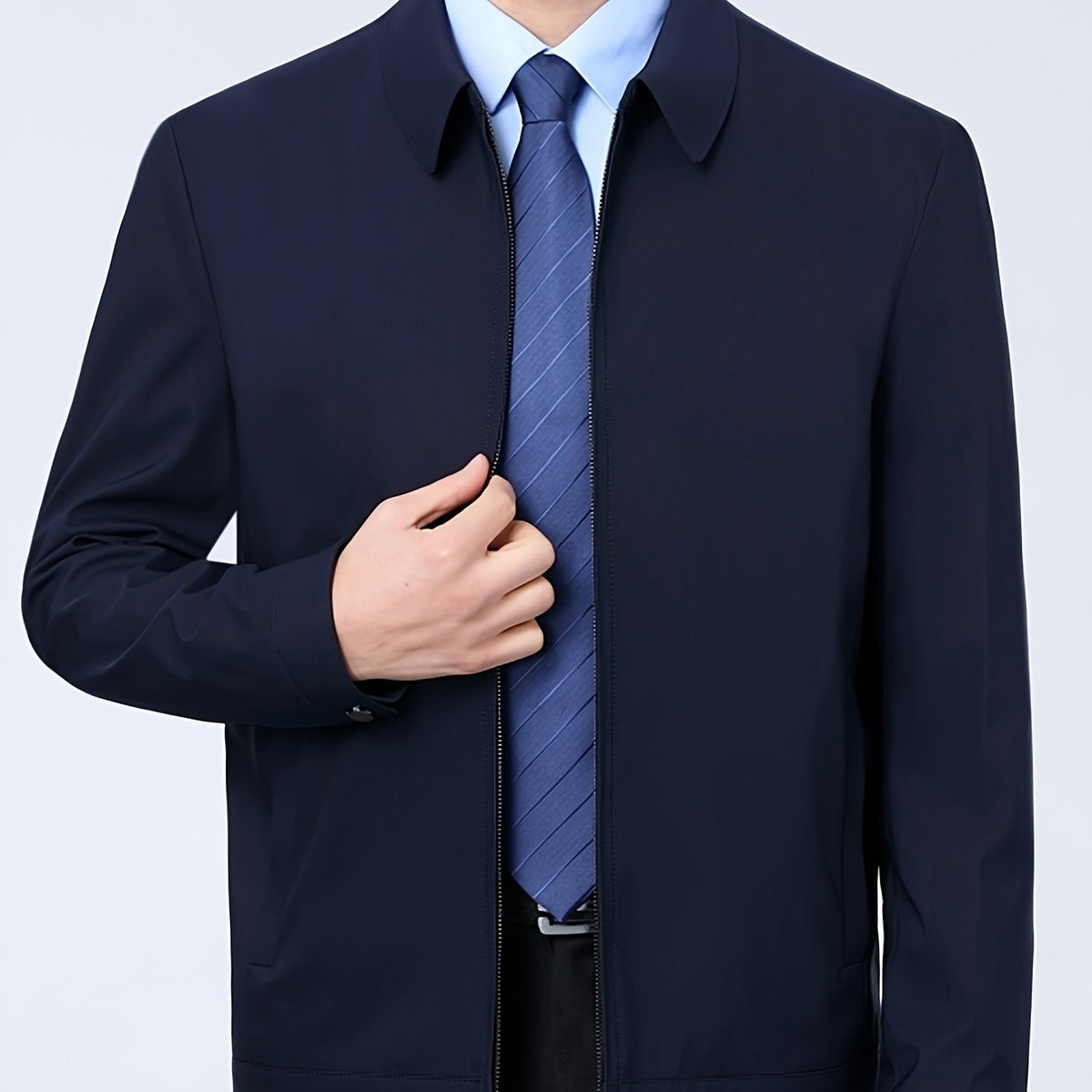 MEN'S ZIP-UP WORK JACKET