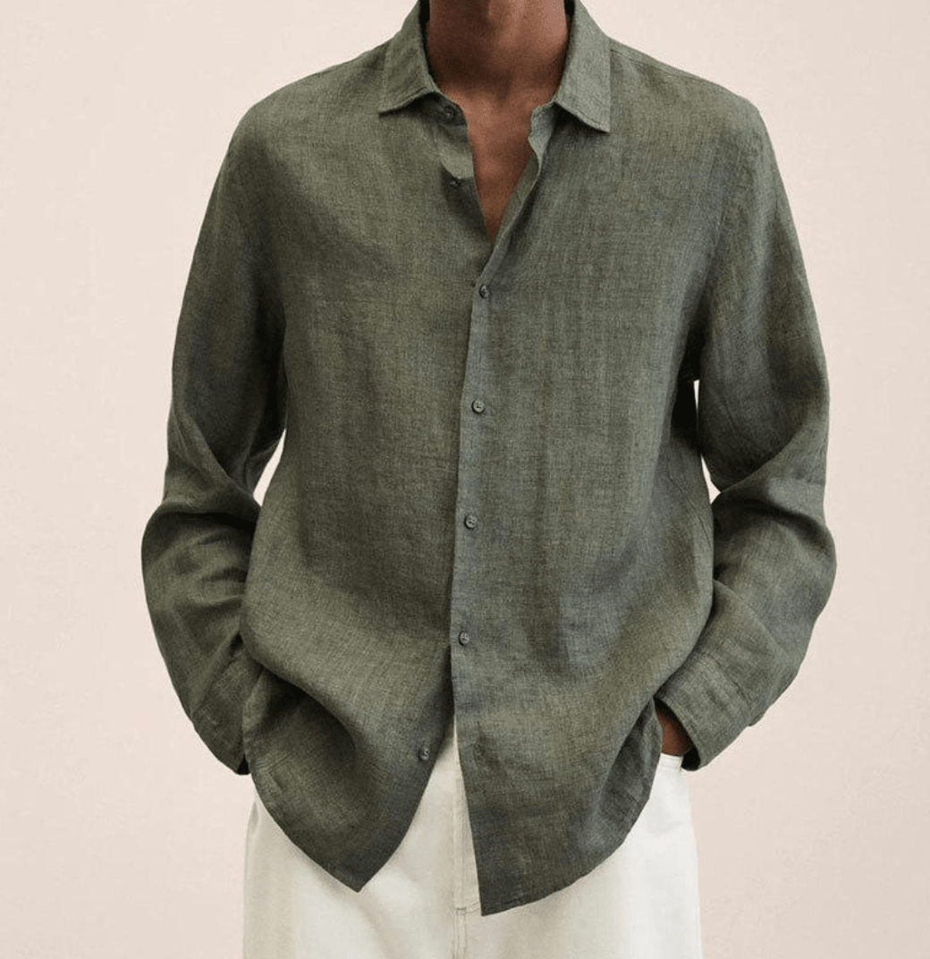 COTTON LINEN SHIRT FOR MEN