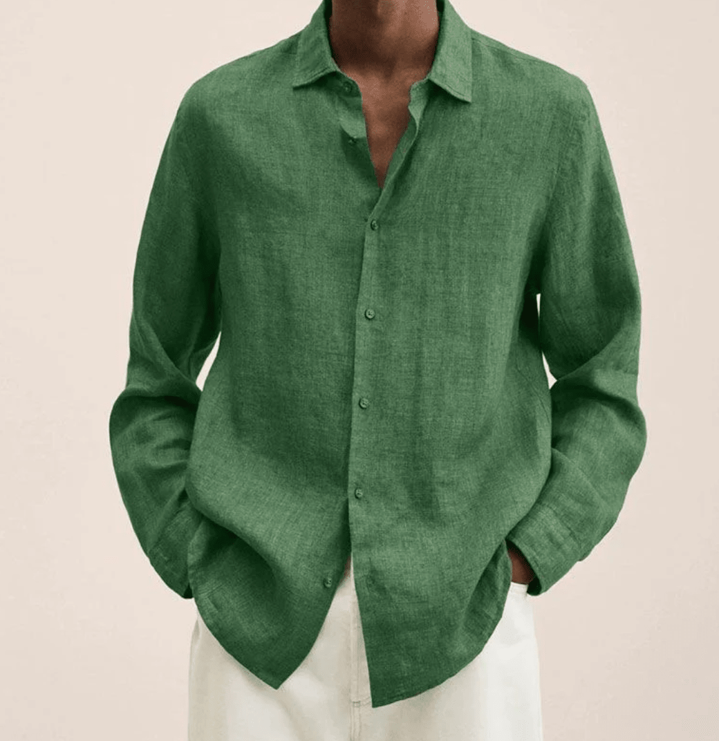 COTTON LINEN SHIRT FOR MEN